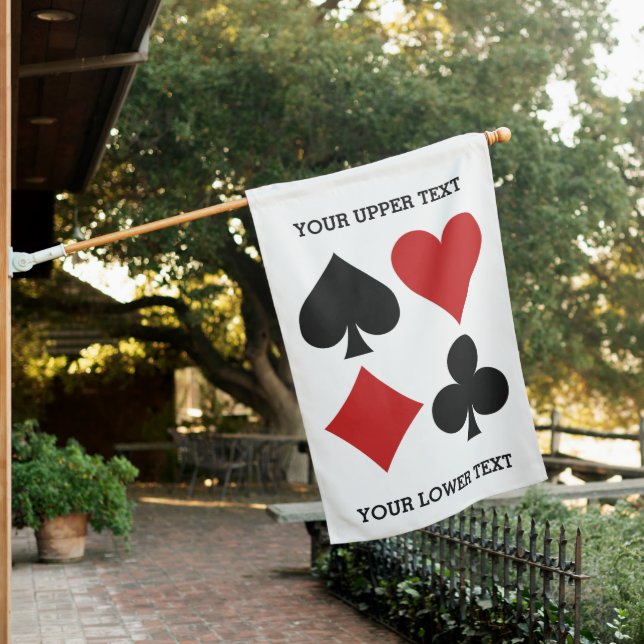 Card Player custom text House Flag (In SItu)