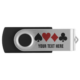 Card Player custom USB flash drives