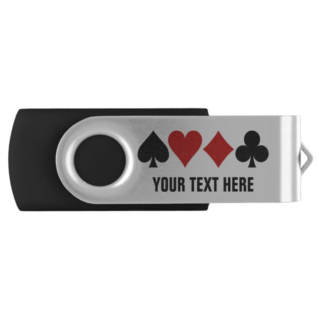 Card Player custom USB flash drives (Front)