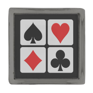 Card Player lapel pin