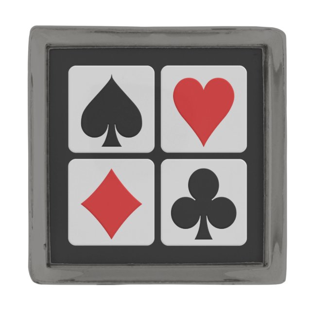Card Player lapel pin (Front)
