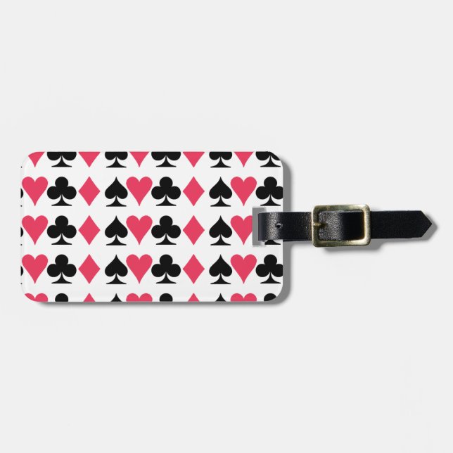 Card Player Luggage Tag (Front Horizontal)