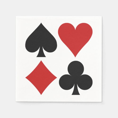 Card Player paper napkins