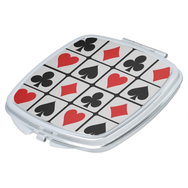Card Player pocket mirrors (Turned)