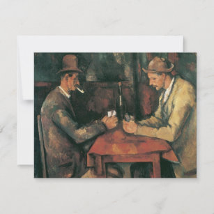 Card Players by Paul Cezanne, Vintage Fine Art