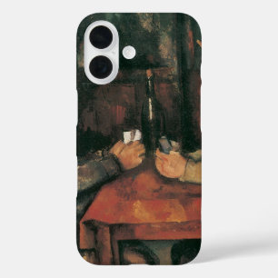 Card Players by Paul Cezanne, Vintage Fine Art iPhone 16 Case