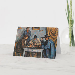 Card Players Paul Cezanne Painting Art