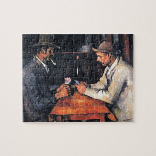 Card Players Paul Cezanne Painting Art Jigsaw Puzzle