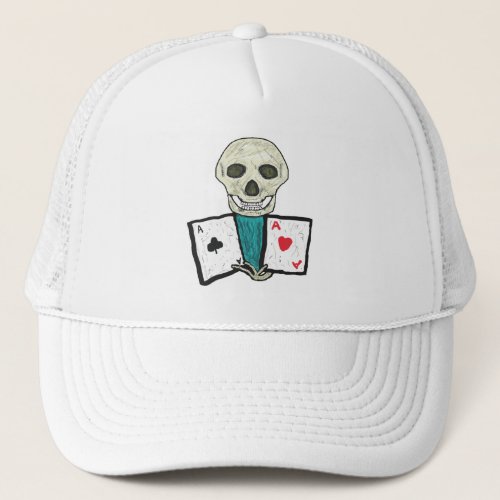 Card Playing Poker Aces Trucker Hat