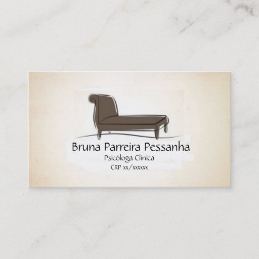 Customizable Card Psychoanalytic Diva Business Card