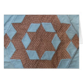 Card - Quilt pattern - Castle (Front Horizontal)