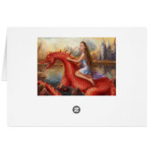 Card Red dragon (Back Horizontal)