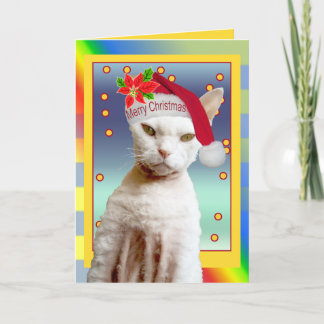 Card | Rex Cat Santa Meow Christmas