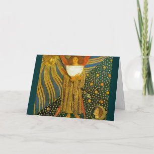 Card:  Rossetti's Painting of Love Holiday Card