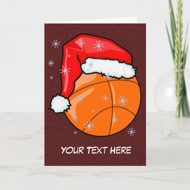 Card - Santa Basketball (Front)