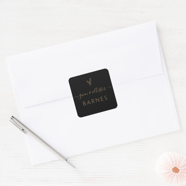 Card Seal Sticker Favor Box Label Wedding G400 (Envelope)