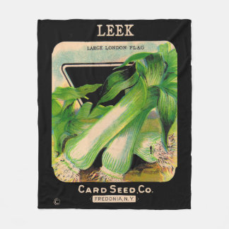 Card Seed Company envelope cover - leeks Fleece Blanket