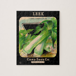 Card Seed Company envelope cover - leeks Jigsaw Puzzle