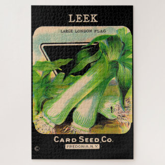 Card Seed Company envelope cover - leeks Jigsaw Puzzle