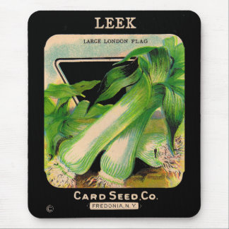 Card Seed Company envelope cover - leeks Mouse Pad