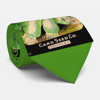 Card Seed Company envelope cover - leeks Neck Tie