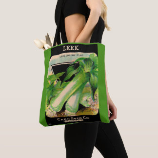 Card Seed Company envelope cover - leeks Tote Bag