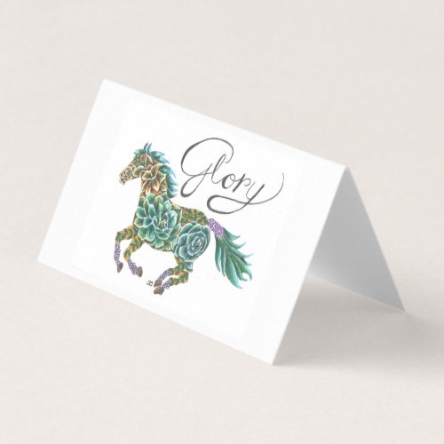 Card Set Glory Horse by Sherry Jarvis