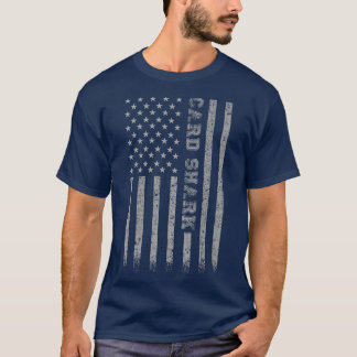 Card Shark American FlagT-Shirt T-Shirt