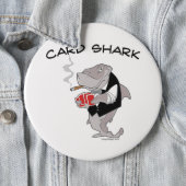 Card Shark Player Design Pinback Button (In Situ)