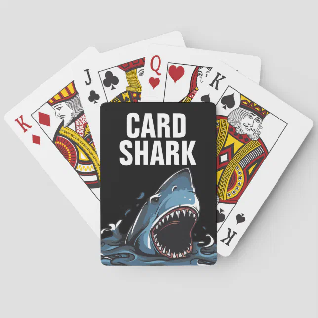 CARD SHARK PLAYING CARDS | Zazzle