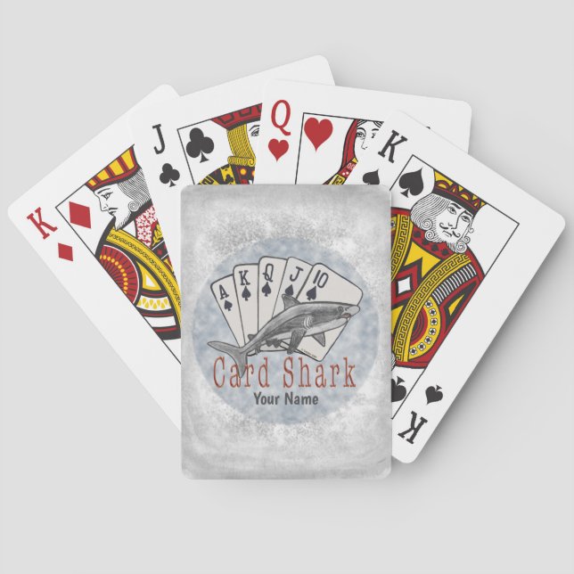 Card Shark poker playing cards (Back)