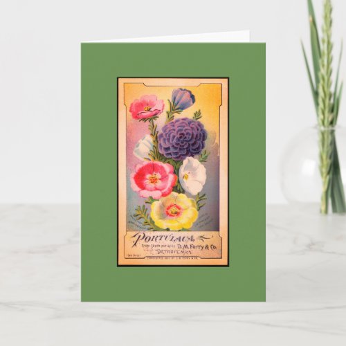 Card Size Standard 5 x 7 HAPPY SEED NOTECARD