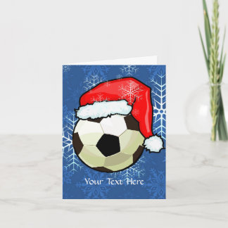 Card - Soccer Ball Christmas