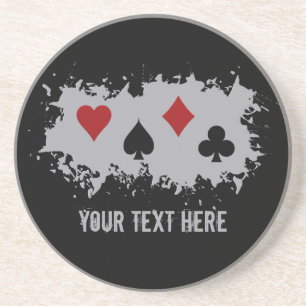 Card Splash custom coaster