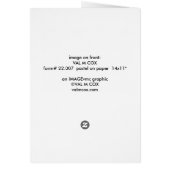 Card: "Spring Flow" fine art pastel (Back)