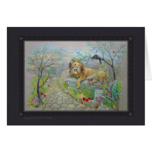 Card - Storybook Lion (Front Horizontal)