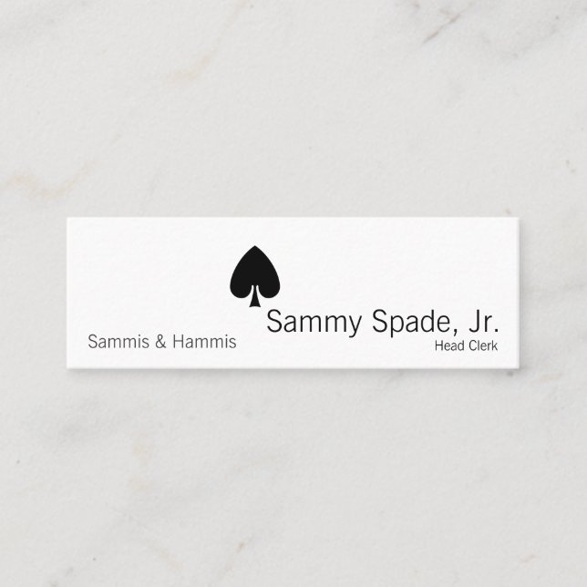 Card Suit Spades (Front)