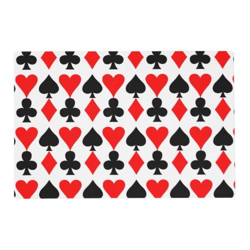 Card Suits Design Placemat