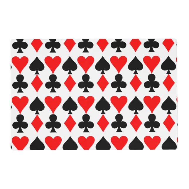 Card Suits Design Placemat (Front)