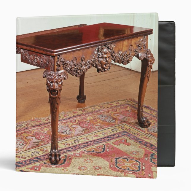 Card table, c.1740 binder (Front/Inside)