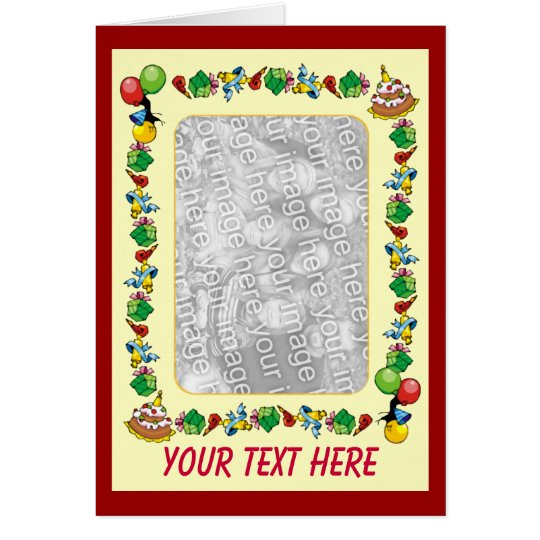 Card Template - Birthday Border