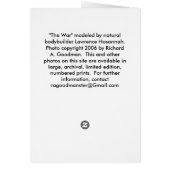 Card, "The War # 1" (LAWR112) Cards (Back)