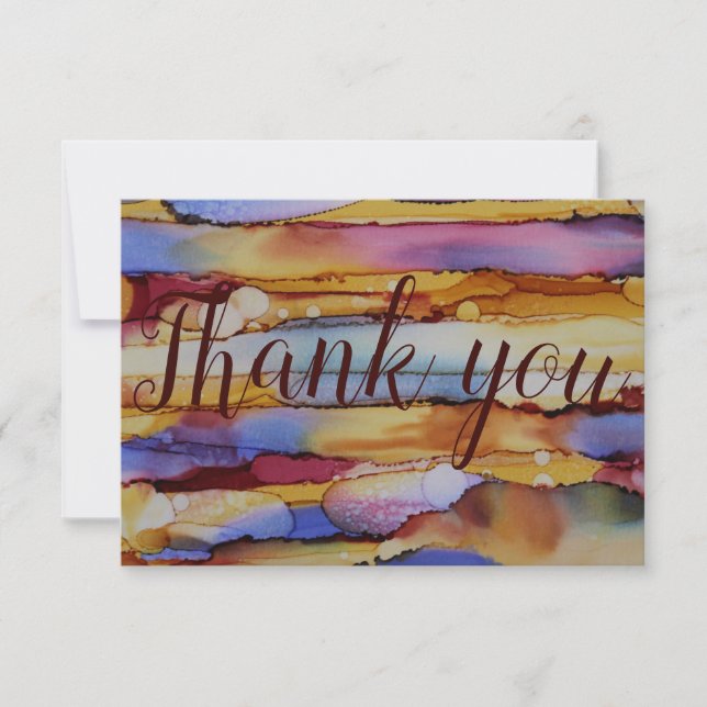 Card to express gratitude (Front)