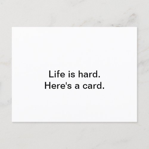 Card to help a loved one through a rough patch