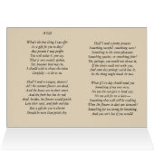 Card—Victorian, love, gift, poem Cards (Inside Horizontal (Top))
