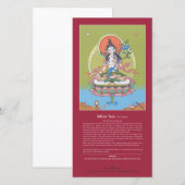 CARD WhiteTara with explanation (Front/Back)