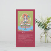 CARD WhiteTara with explanation (Standing Front)