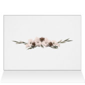 Card with an antique rose and candle (Inside Horizontal (Top))