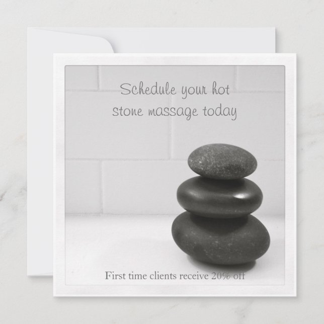 Card with Balancing Stones (Front)