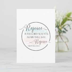 Card with Bible Verse 